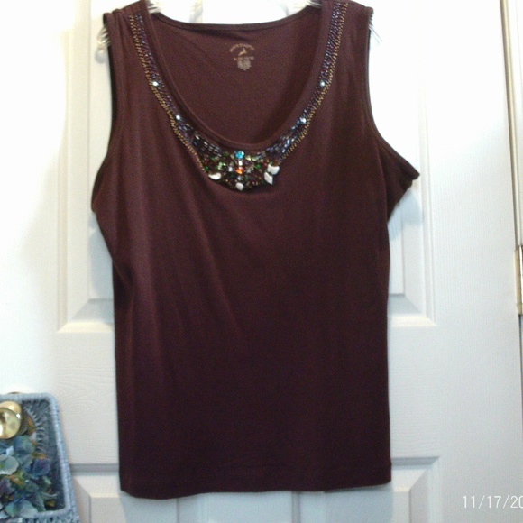 White Stag Tops - ✨Brown XL Tank by White Stag Sale 2/$15